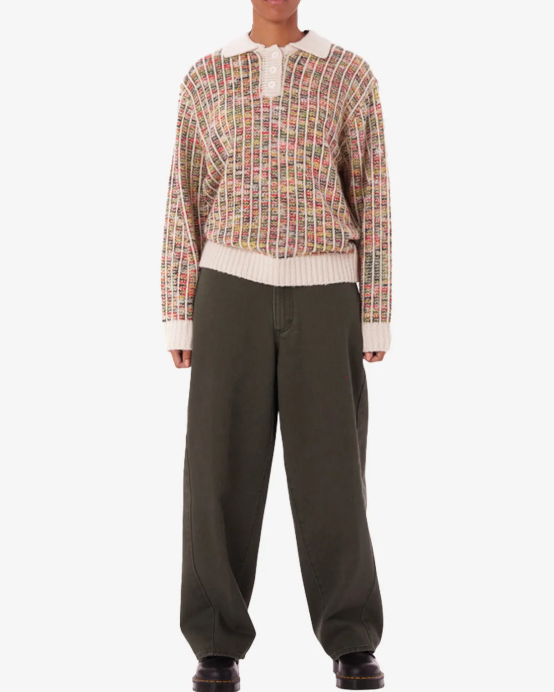 delphine_polo_sweater_3.webp DELPHINE POLO SWEATER*OBEY Clothing Fashion