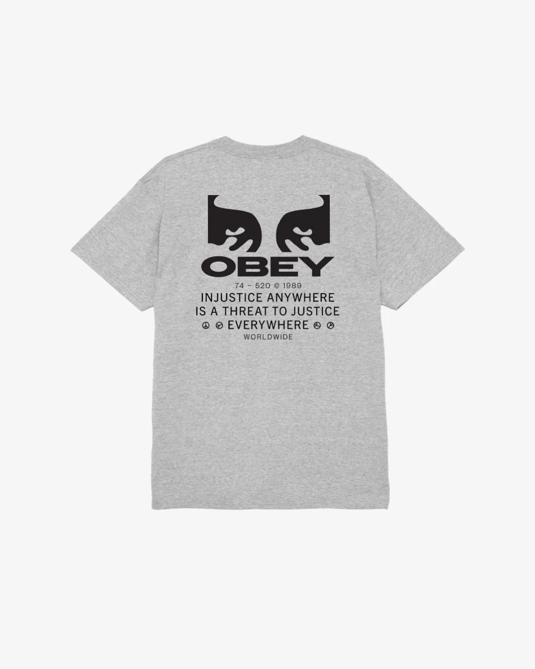 justice_everywhere_classic_tshirt_4.webp JUSTICE EVERYWHERE CLASSIC T-SHIRT*OBEY Clothing Clearance