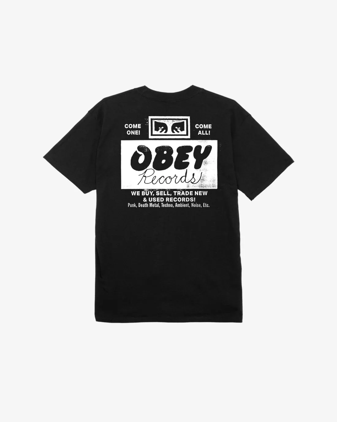 OBEY RECORDS BUY, SELL, TRADE CLASSIC T-SHIRT*OBEY Clothing Outlet